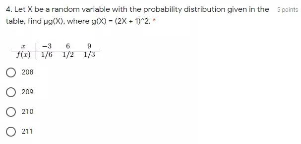 Solved 4. Let X be a random variable with the probability | Chegg.com