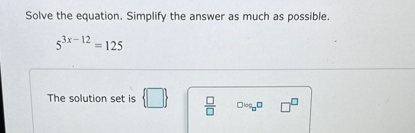 Solved Solve the equation. Simplify the answer as much as | Chegg.com