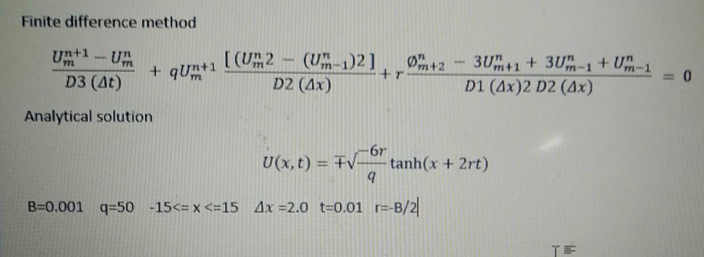 Solved using MATLAB calculate absolute errors of the finite | Chegg.com