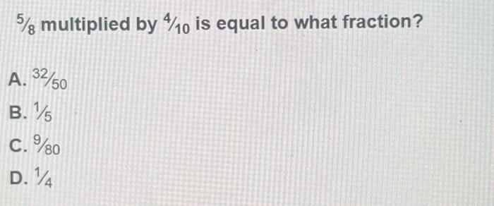 is 1 4 equal to 25 80