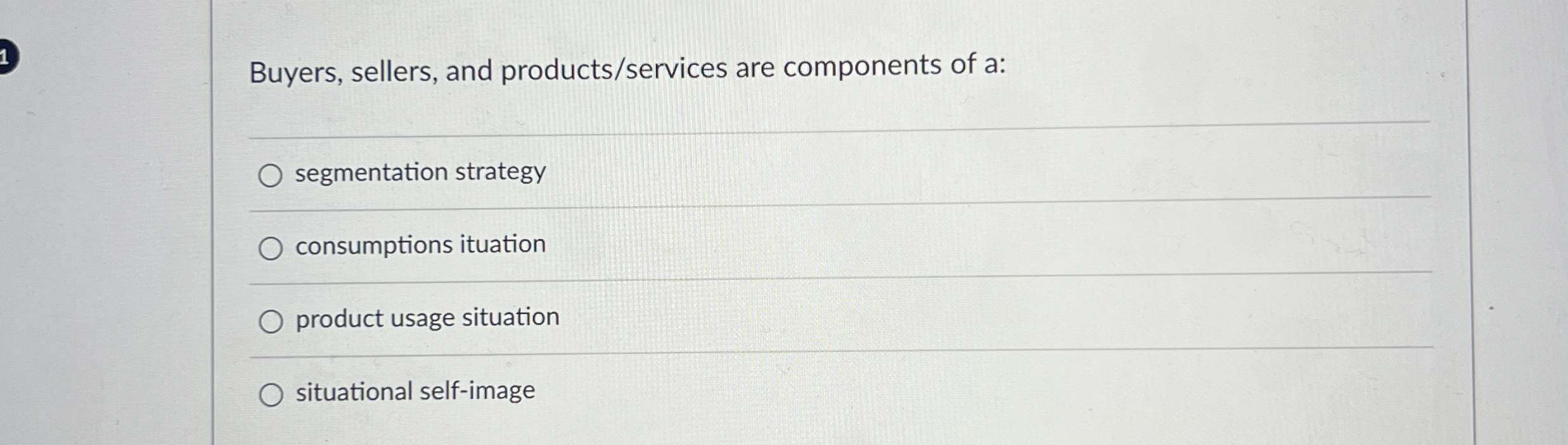 Solved Buyers, sellers, and products/services are components | Chegg.com