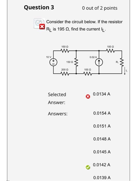 Solved Consider The Circuit Below. If The Resistor RL Is | Chegg.com