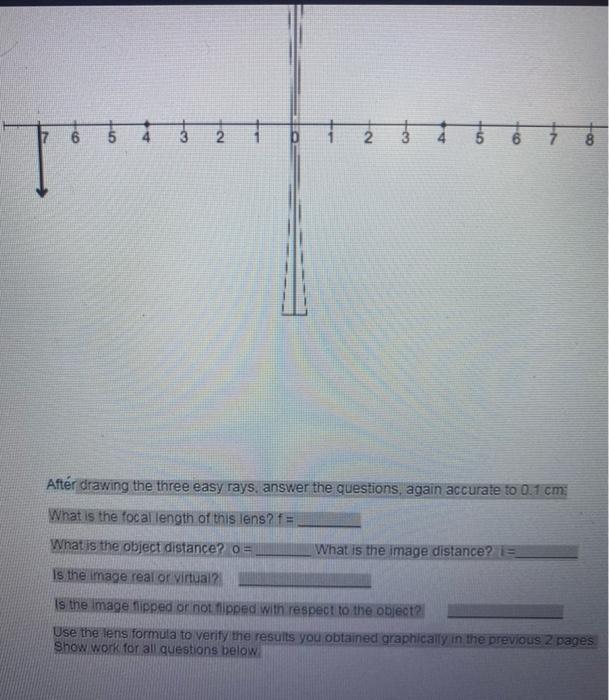 Solved After drawing the three easy rays, answer the | Chegg.com