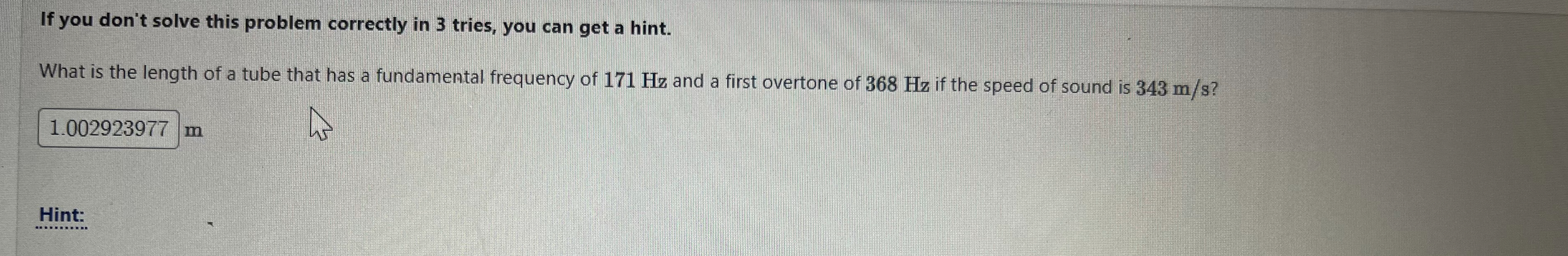 Solved If you don't solve this problem correctly in 3 | Chegg.com