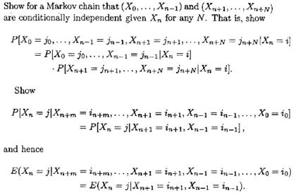 Show For A Markov Chain That X0 X N 1 An Chegg Com