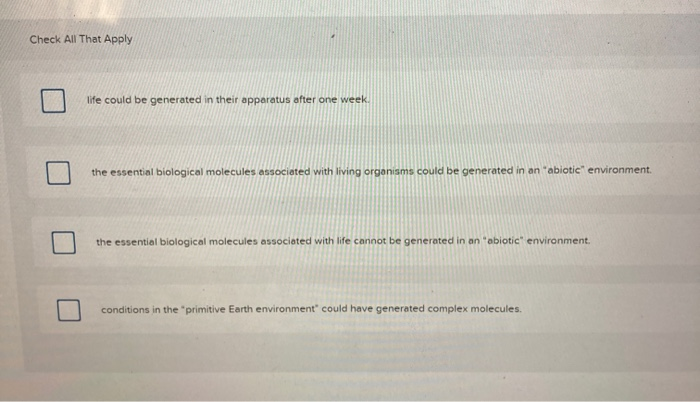 the urey miller experiment worksheet answer key