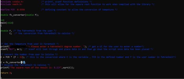 Solved this is the code i have. It is written in program C | Chegg.com