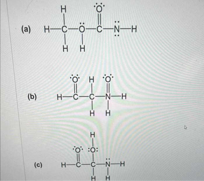 Solved which of the following is not a valid structure of | Chegg.com