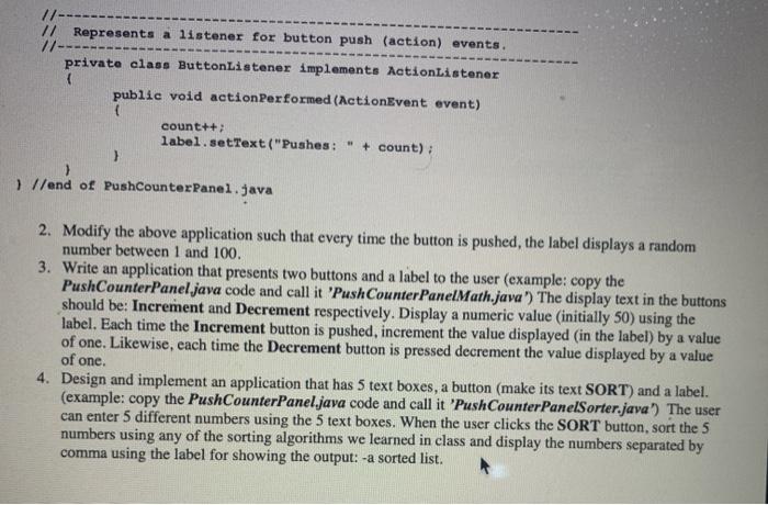 Solved Lab 13 How to Submit Please submit your java source | Chegg.com