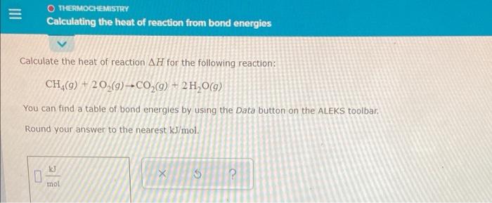 Solved OTHERMOCHEMISTRY Calculating The Heat Of Reaction | Chegg.com