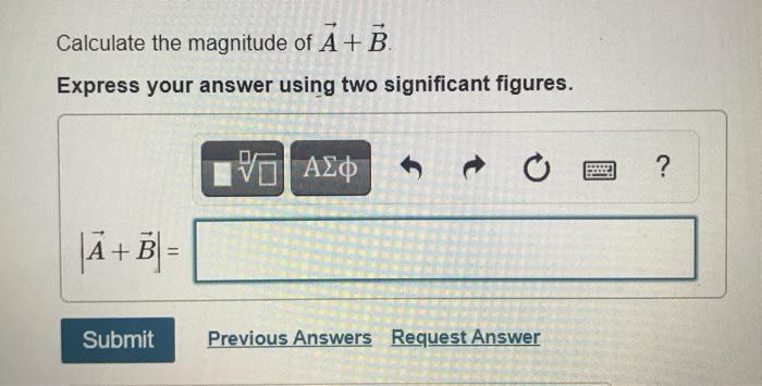 Solved The Figure Shows Two Vectors A And B Whose Magnit Chegg Com