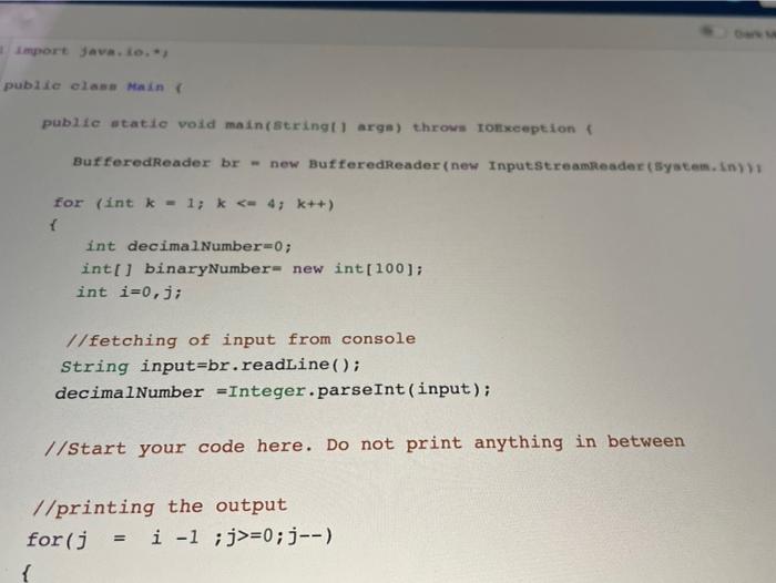 Solved 2 3 public 4 5 6 Write a program which will convert | Chegg.com
