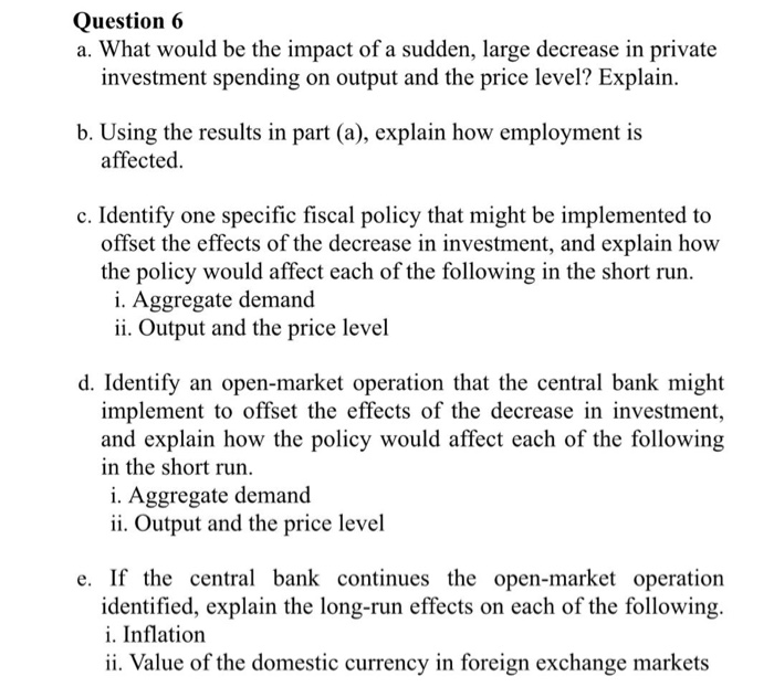 solved-question-6-a-what-would-be-the-impact-of-a-sudden-chegg