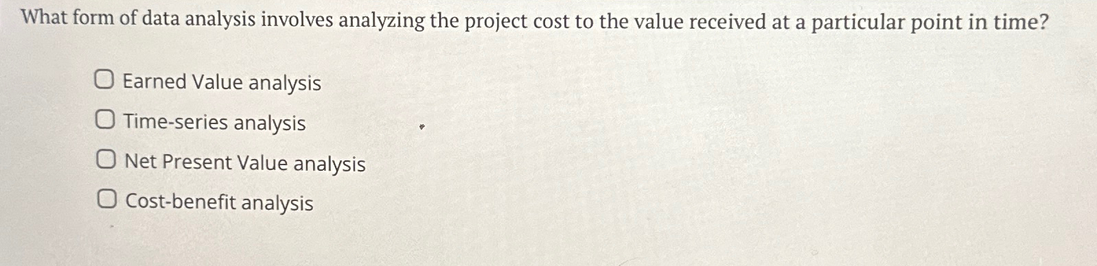 Solved What form of data analysis involves analyzing the | Chegg.com