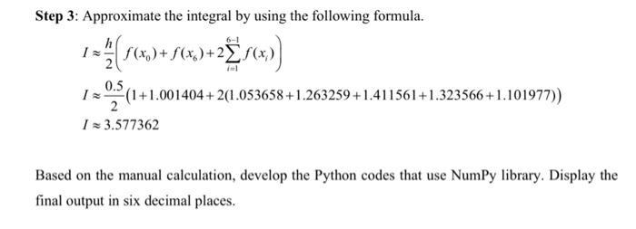Solved The following steps are the manual calculation for a | Chegg.com