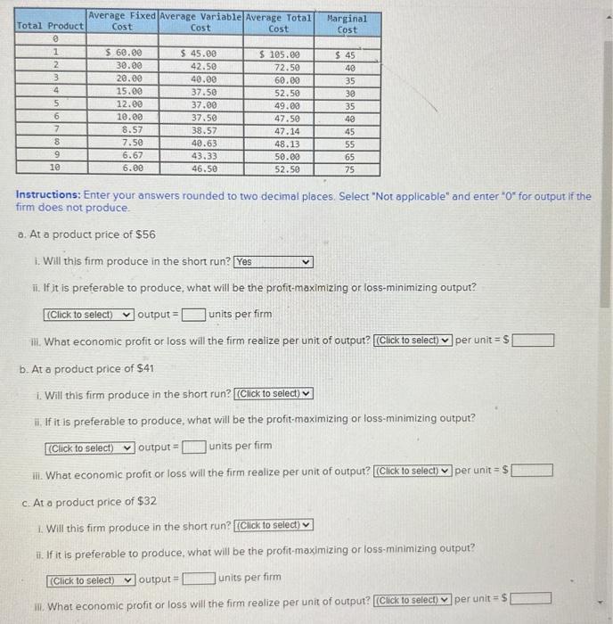 Solved Instructions: Enter Your Answers Rounded To Two | Chegg.com