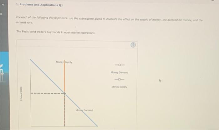 Solved 1. Problems and Applications Q2 For each of the | Chegg.com