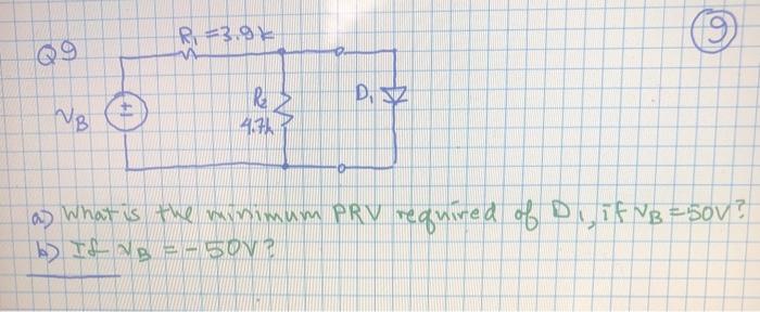 Solved Q6 Apr junction diode with Uf = 0.7v is connected as | Chegg.com