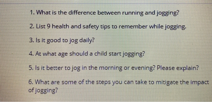 What's the Difference Between Running and Jogging?