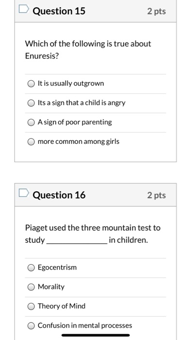 Solved Question 15 2 pts Which of the following is true | Chegg.com
