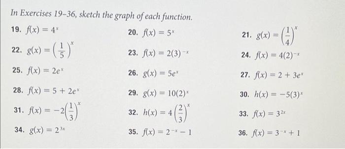 Solved In Exercises 19-36, sketch the graph of each | Chegg.com