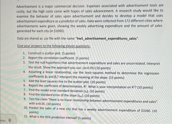 INSTRUCTIONS 1. The answers should be obtained using | Chegg.com