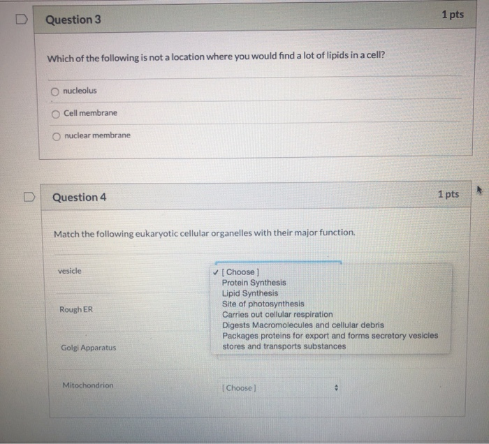 Solved 1 pts Question 3 Which of the following is not a | Chegg.com