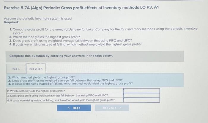 Solved Required information Use the following Information | Chegg.com