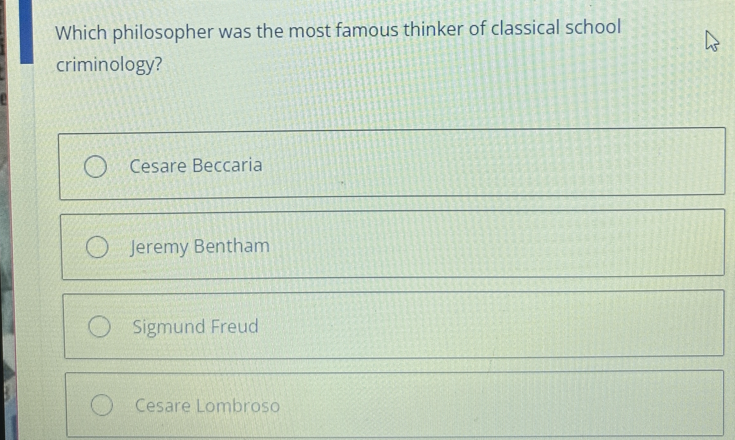 Solved Which philosopher was the most famous thinker of | Chegg.com