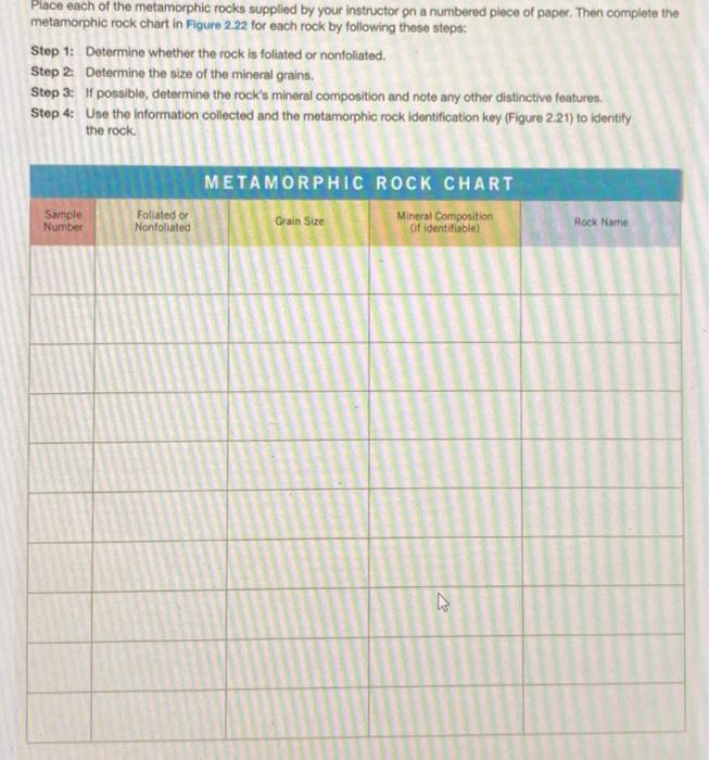 Solved Step 3: Use The Igneous Rock Identification Key In | Chegg.com