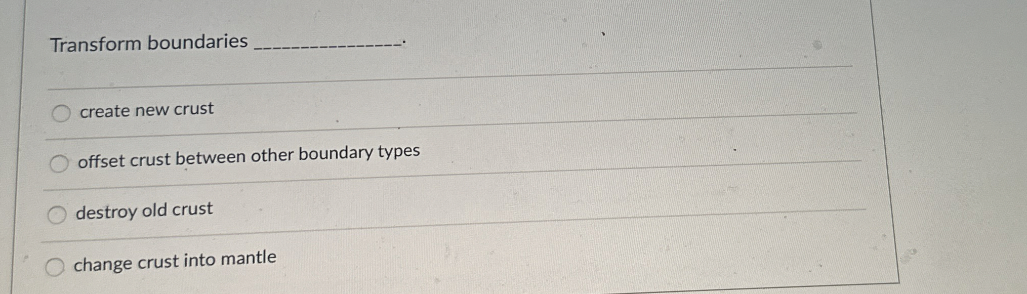Solved Transform boundaries q,create new crustoffset crust | Chegg.com
