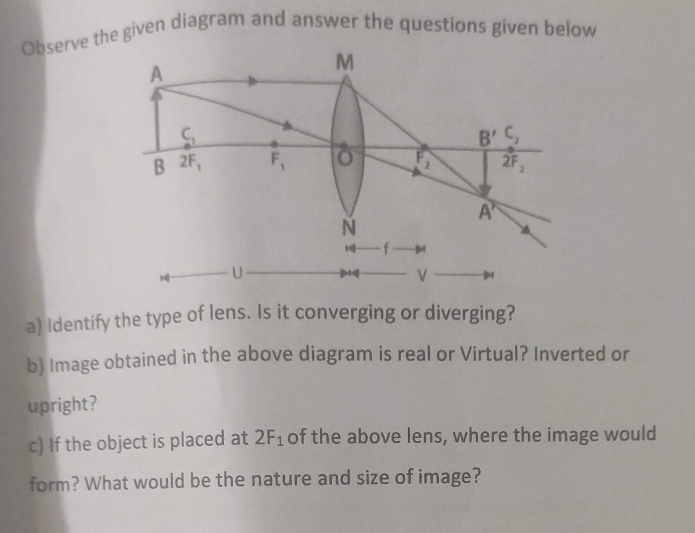 Solved Observe The Given Diagram And Answer The Questions | Chegg.com