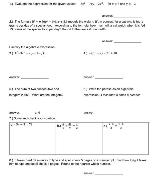 solved-1-evaluate-the-expression-for-the-given-values-chegg