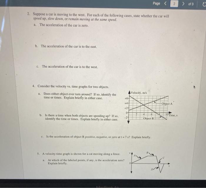 Acceleration worksheets pdf image
