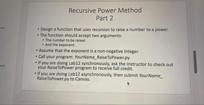 Solved Laboratory 12 Consists of: Four Recursion Problems to | Chegg.com