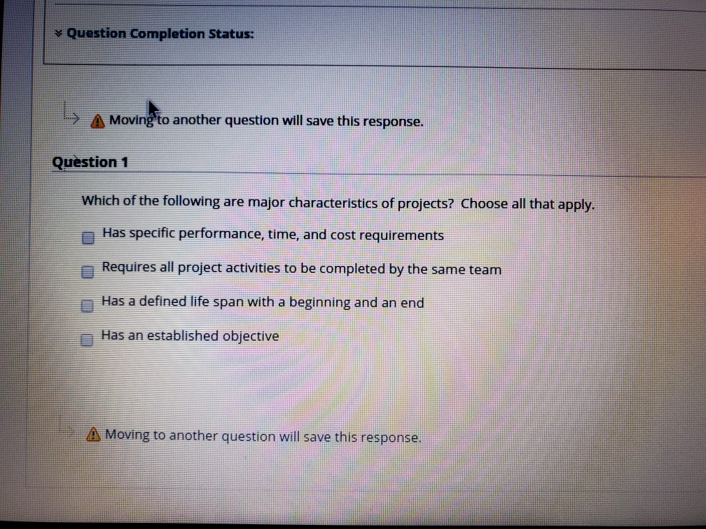 Solved Question Completion Status: > A Moving to another | Chegg.com