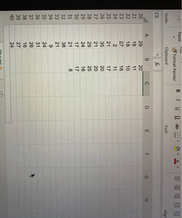 Solved Ic 22 Ab 4 Th Merge Center 18 Format Painter Cl Chegg Com