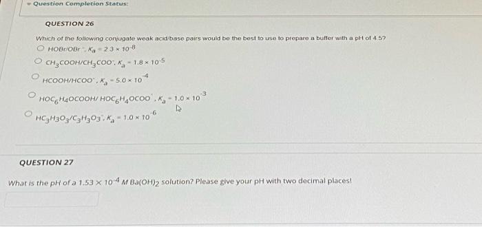 Solved Question Completion Status: QUESTION 26 Which of the | Chegg.com