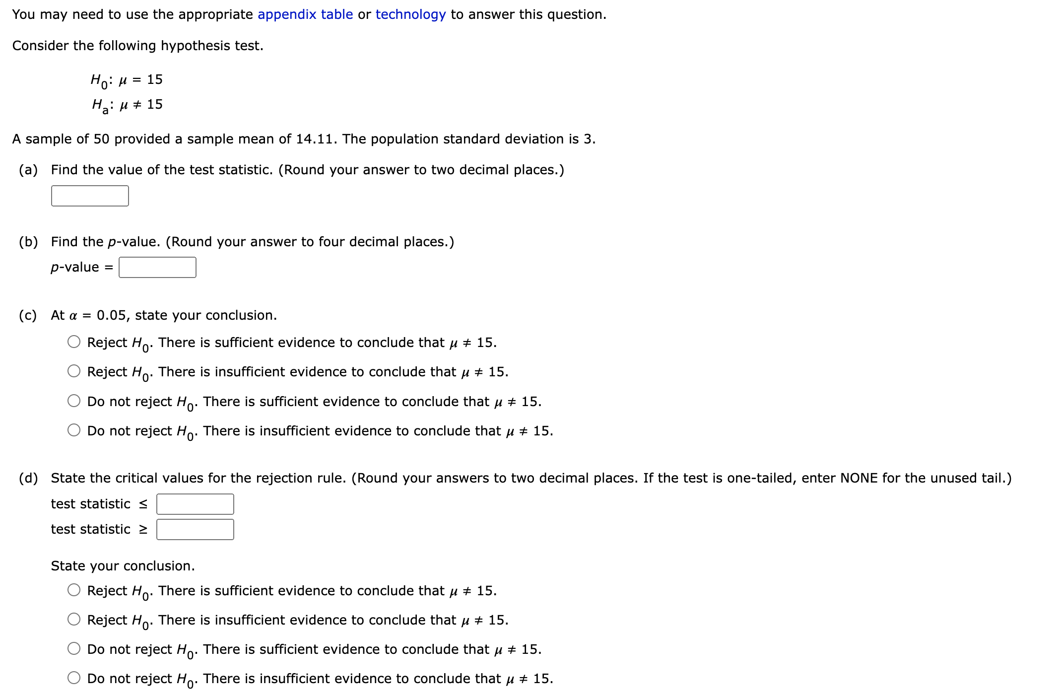 Solved You may need to use the appropriate appendix table or | Chegg.com