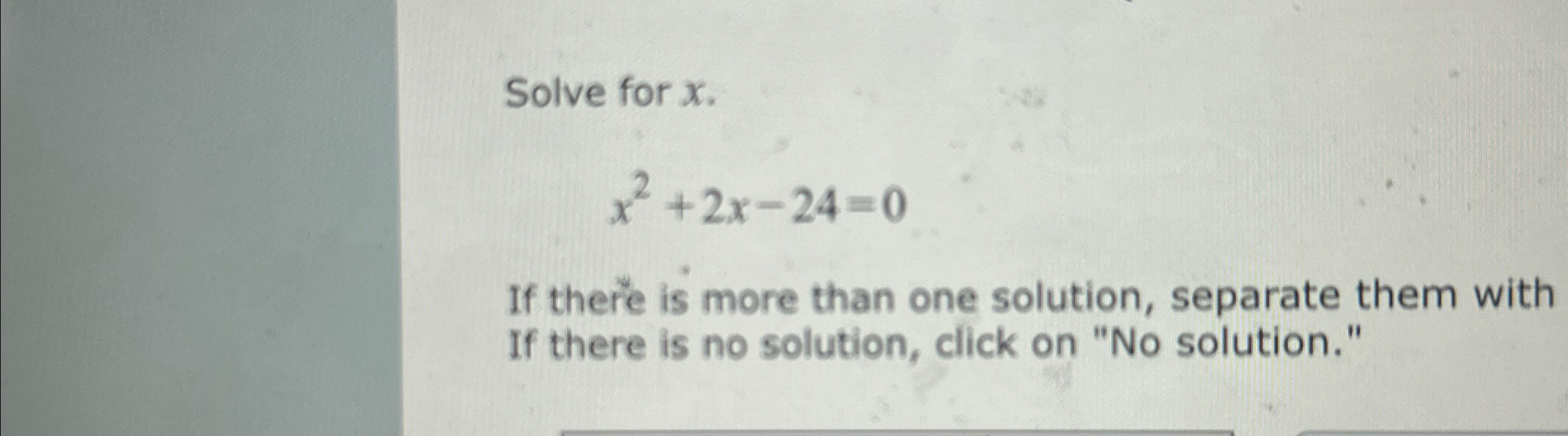 X 2 5X 24 0 SOLUTION visual data 3