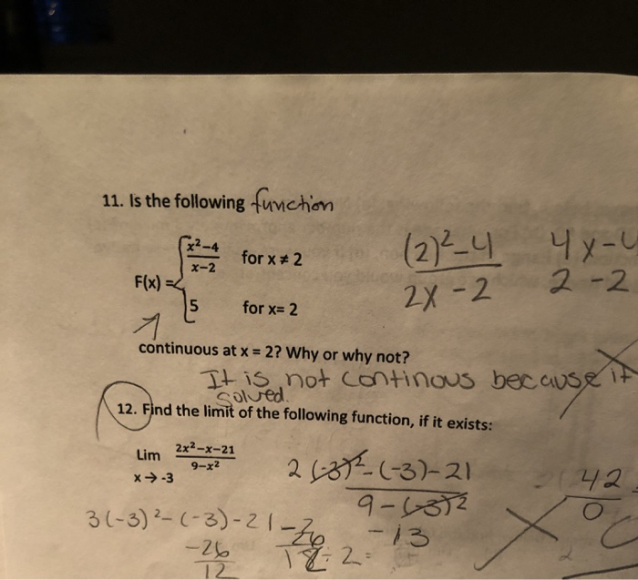 Solved 11 Is The Following Function 4x U 2 2 2 4 X2 4 Chegg Com