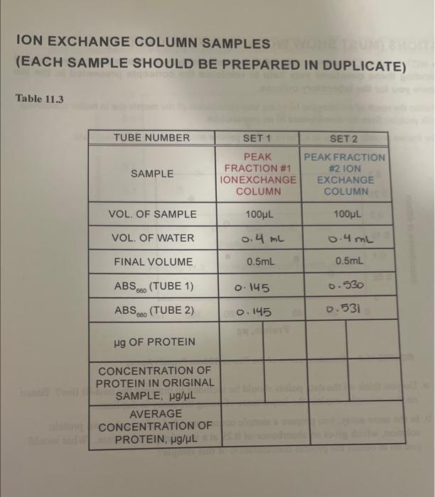 Solved How do i calculate, ug of Protein, Concentration of
