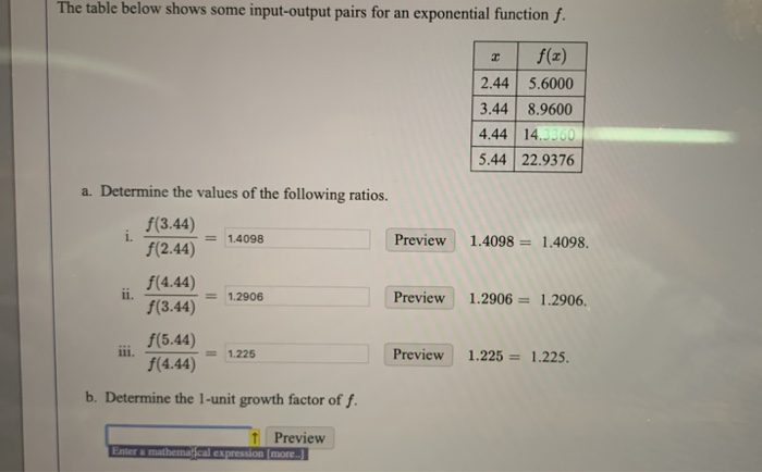 Solved The table below shows some input-output pairs for an | Chegg.com