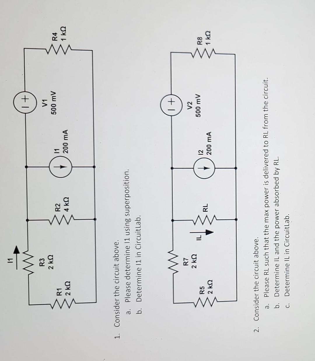 Solved Consider the circuit above. a. Please determine 11 | Chegg.com