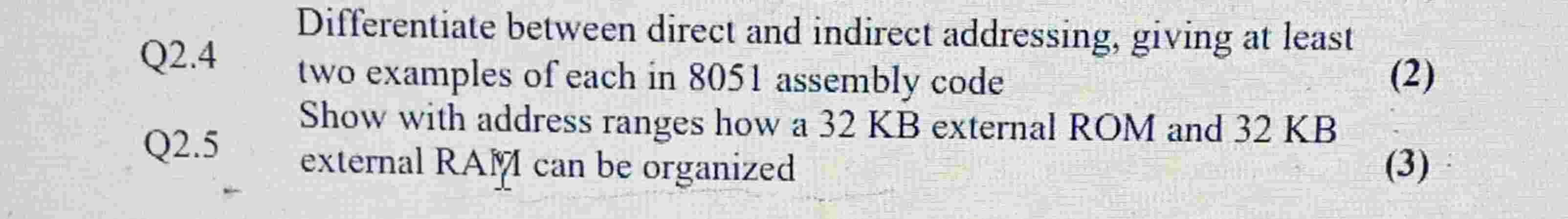 Solved Q2.4 ﻿Differentiate between direct and indirect | Chegg.com