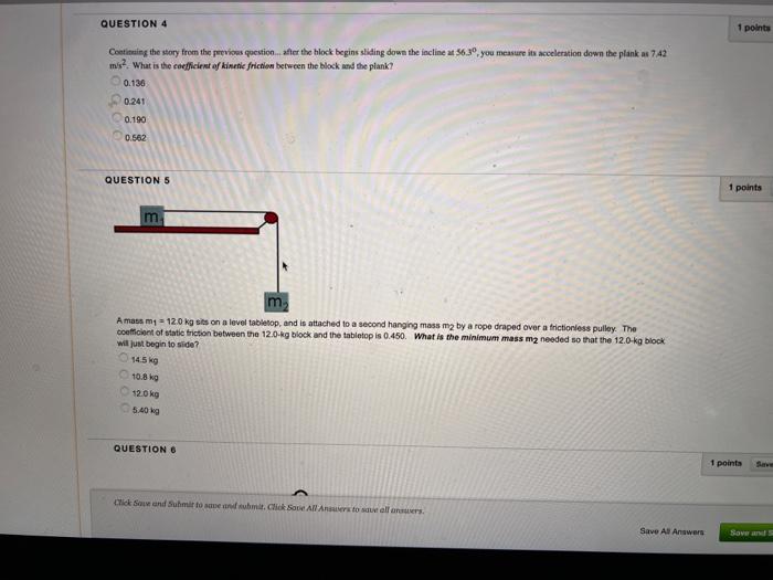 Solved QUESTION 4 1 points Continuing the story from the | Chegg.com