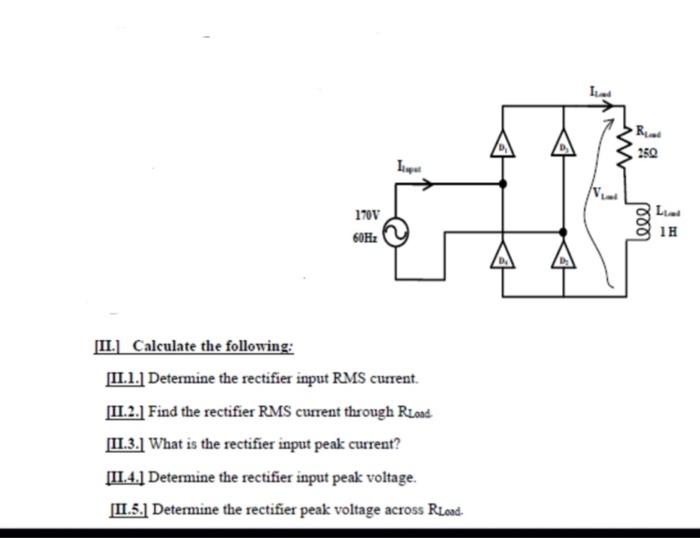Solved [II.] Calculate the following [II.1.] Determine the