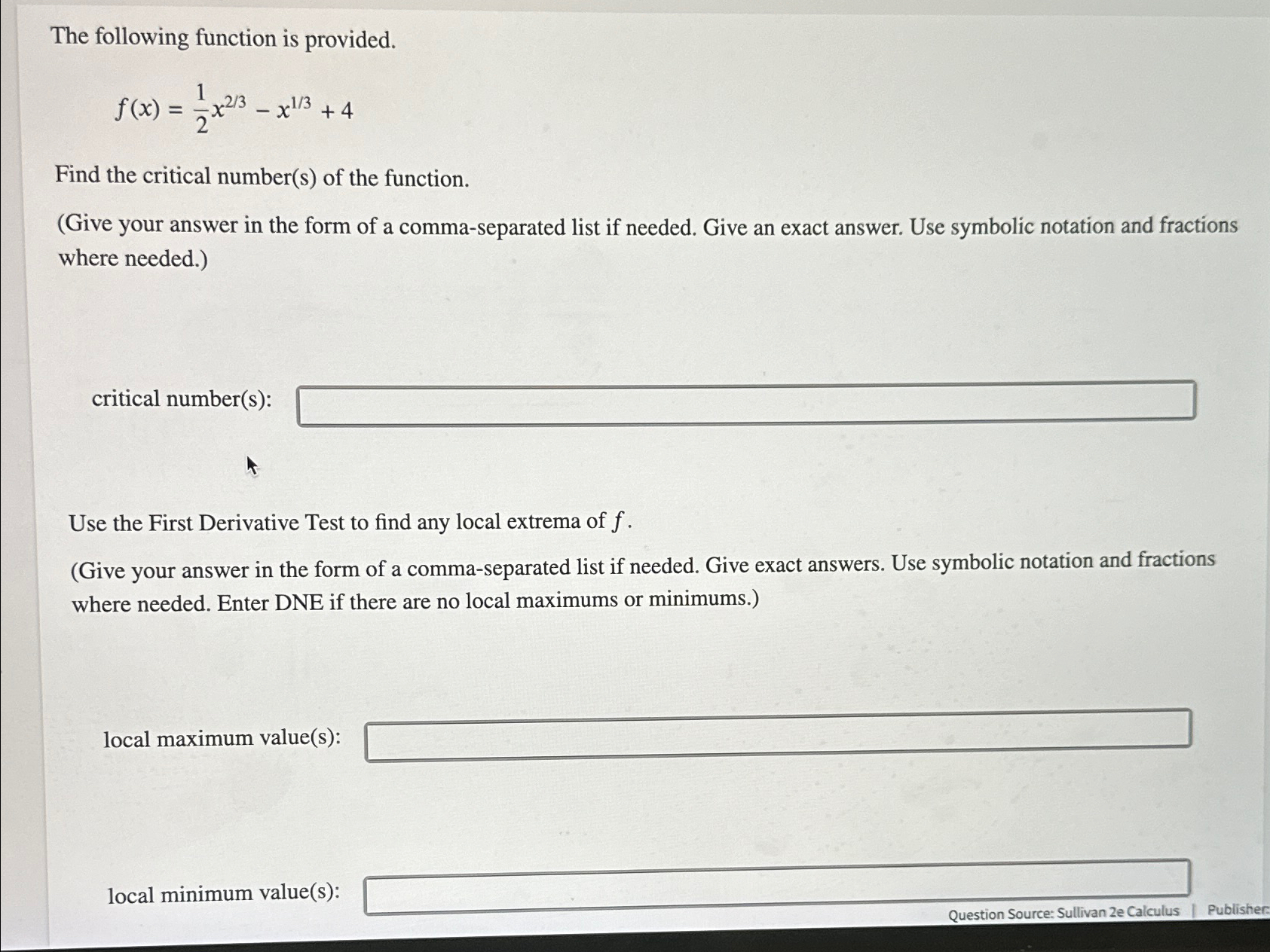 Solved The Following Function Is | Chegg.com