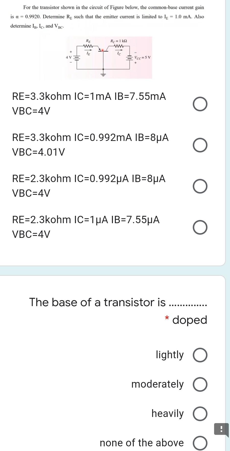 Solved For the circuit shown in Figure below, determine lg, | Chegg.com