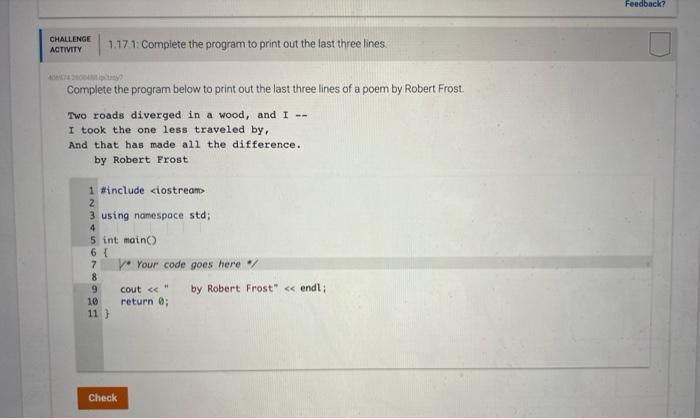 Solved CHALLENGE ACTIVITY 2.242. Implement the algorithm for | Chegg.com